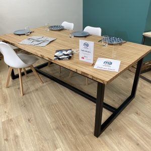 Table 6/8 personnes style industriel bois métal